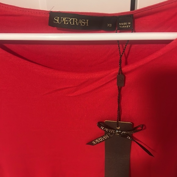 Supertrash Vibrant Red Midi Dress - Picture 2 of 4